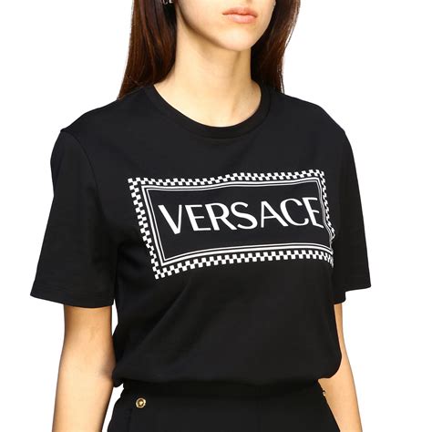 versace t shirt damen brombeer